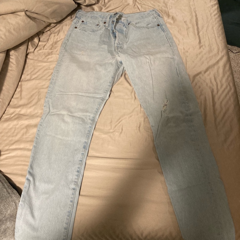 Levi's Light Blue Straight Leg Jeans